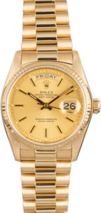 Rolex Day-Date 18038 Champagne Dial President