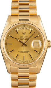 Rolex Day-Date 18038 Yellow Gold