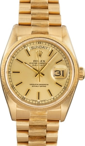 Rolex President Day Date 18078 Bark Finish