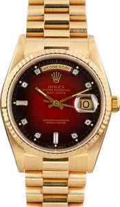 Rolex Day-Date 18238 Diamond Dial