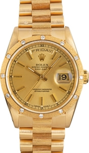 Buy Used Rolex President 18248 Bob s Watches Sku 143006 x