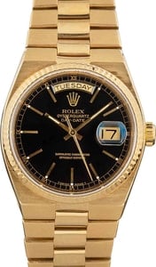 Rolex Day-Date OysterQuartz 19018 Yellow Gold