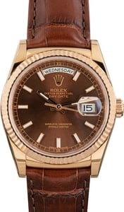 Rolex Day-Date 36 Ref 118135 Chocolate Dial