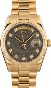 Rolex Day-Date 36 ref 118238 Fossil Dial