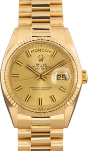 Used Rolex Day-Date 36 Ref 1803 Champagne Pie Pan Dial