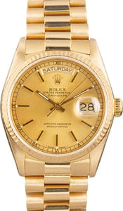 Used Rolex Day-Date Ref 18038 Champagne Dial
