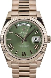 Rolex Day-Date 40 228239 Olive Green Dial