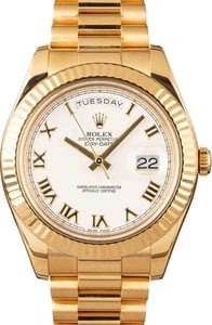 Rolex Day-Date II President 218238 Yellow Gold