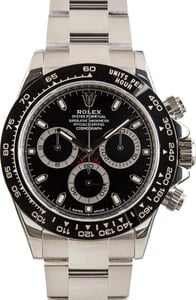 Rolex Daytona Ref 116500 Black Index Dial