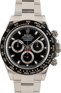 Preowned Rolex Daytona ref 116500 Black Dial