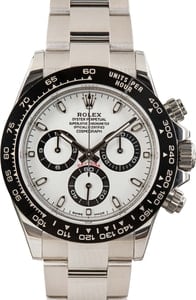 Used Rolex Daytona 116500 White Chronograph Dial