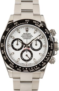 Pre-Owned White Dial Rolex Daytona Cosmograph Ref 116500 Panda