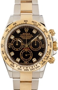 Used Rolex Daytona ref 116503 Black Diamond Dial
