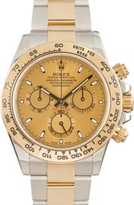 Used Rolex Daytona Two Tone Cosmograph 116503 Champagne Dial