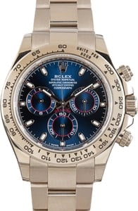 Rolex Daytona White Gold 116509 Blue Dial