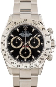 Rolex Daytona Black Dial 116520 Steel Oyster