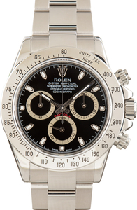 Pre-Owned Rolex Daytona Black Dial Ref 116520