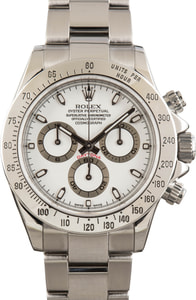 Rolex Daytona 116520 White Index Dial