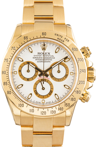 Pre-Owned Rolex Daytona Ref 116528 18k Yellow Gold