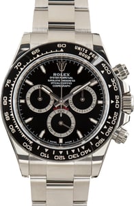Used Steel Oyster Rolex Daytona 126500 Black Dial