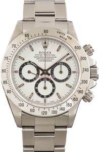 Men's Rolex Daytona Ref 16520 White Dial Zenith Movement