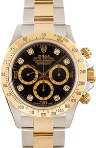 Used Rolex Daytona 16523 Diamond Dial