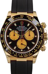 Rolex Daytona 116518 Yellow Gold on Oysterflex