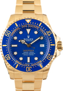 Used Rolex Deepsea Ref 136668LB Blue Dial