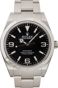 Rolex Explorer 214270 Stainless Steel Oyster Band