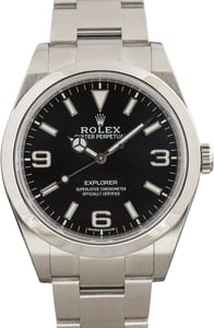 Used Rolex Explorer Ref 214270 Black Dial