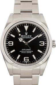 Used Rolex Explorer Black Dial ref 214270
