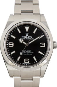 Used MKII Black Dial Rolex Explorer Ref 214270