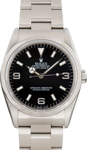 Used Rolex Explorer 36 Ref 14270 Black Dial