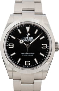 Used Rolex Explorer 40 224270 Black Dial