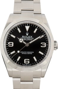 Pre-Owned Rolex Explorer 40 Black Dial Ref 224270 Oystersteel