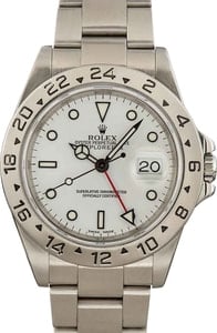 Rolex Explorer II 16570 White Dial Watch