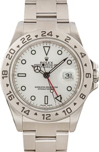 Rolex Explorer II 16570 White Dial Watch