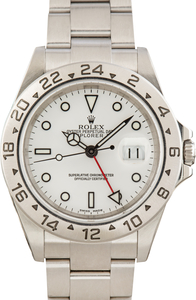 Used Rolex Explorer II White Polar Dial Ref 16570