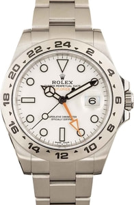 Rolex Explorer II Ref 216570 'Polar' White Dial