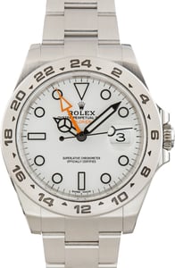 Pre-Owned Rolex Explorer II Polar Dial Ref 216570 Stainless Steel