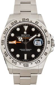 Used Rolex Explorer II Black Dial Ref 216570