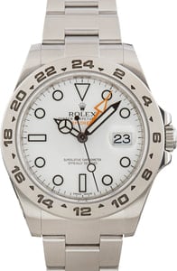 Rolex Explorer II 216570 White Dial 42MM