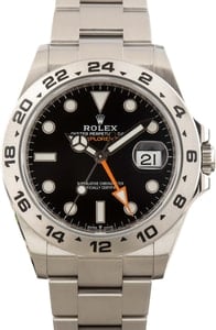 Mens Rolex Explorer II 226570 Black Dial