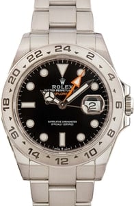 Rolex Explorer II Black Dial 226570 Steel Oyster