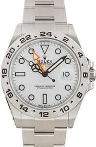 Used Rolex Explorer II White Polar Dial 226570 Stainless Steel