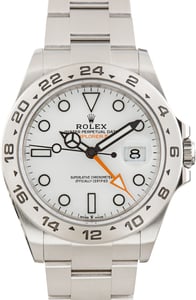 Used Rolex Explorer II Ref 226570 White Chromalight Dial