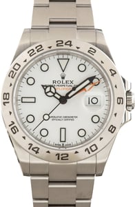 Used Stainless Steel Rolex Explorer II Polar Dial Ref 226570