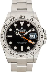 Used Rolex Explorer II Black Dial Ref 226570 Steel Oyster