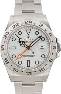 Rolex Explorer II ref 226570 White Dial