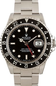 Rolex GMT-Master 40MM Stainless Steel, Black Dial Oyster Bracelet, B&P (1990)